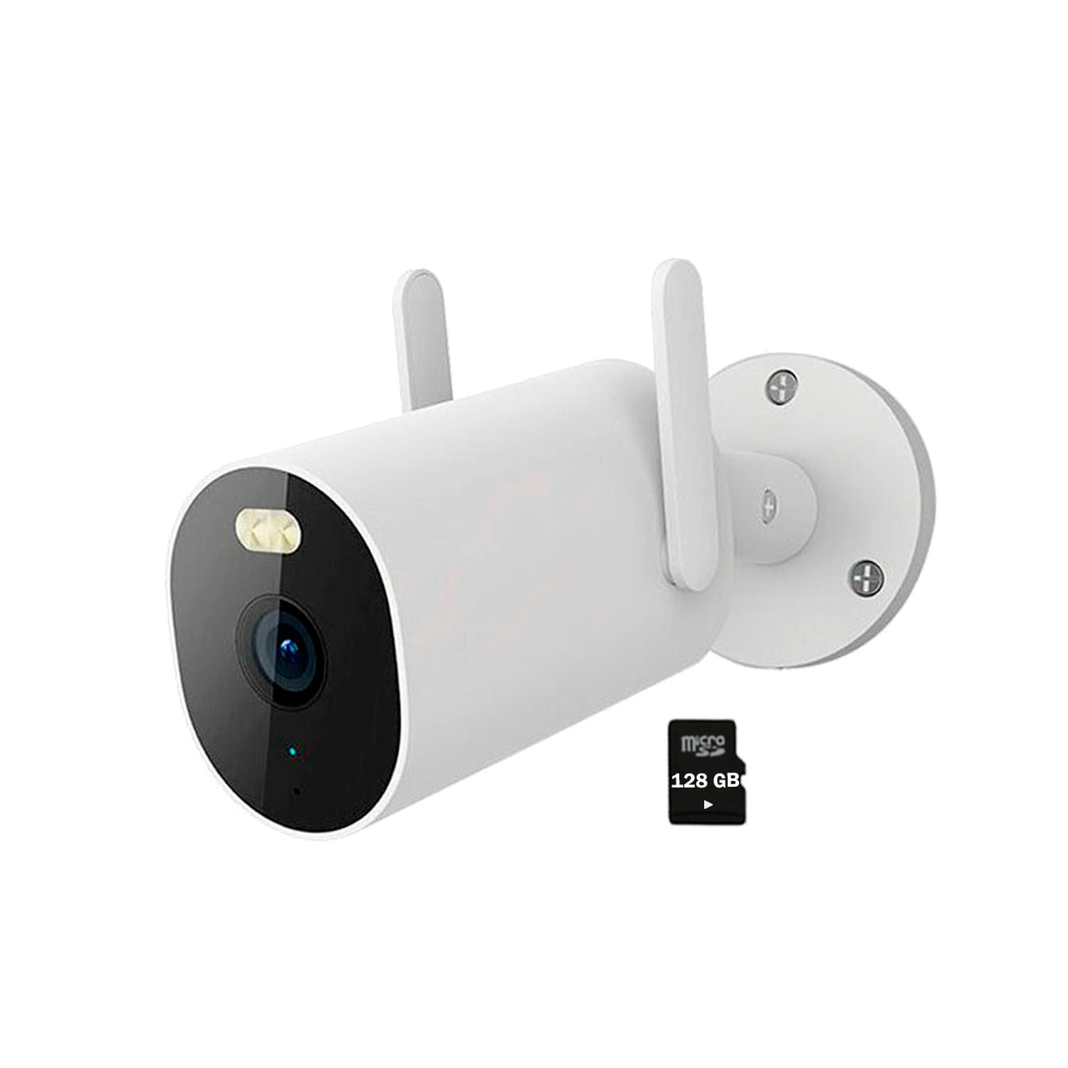 Cámara Seguridad Xiaomi Aw300 2k WiFi Exterior Ip66 Noche Color 128gb