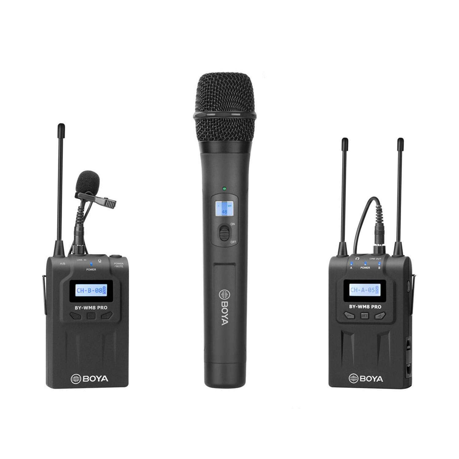 Micrófono Boya BY WM8 PRO K4 – inalámbrico