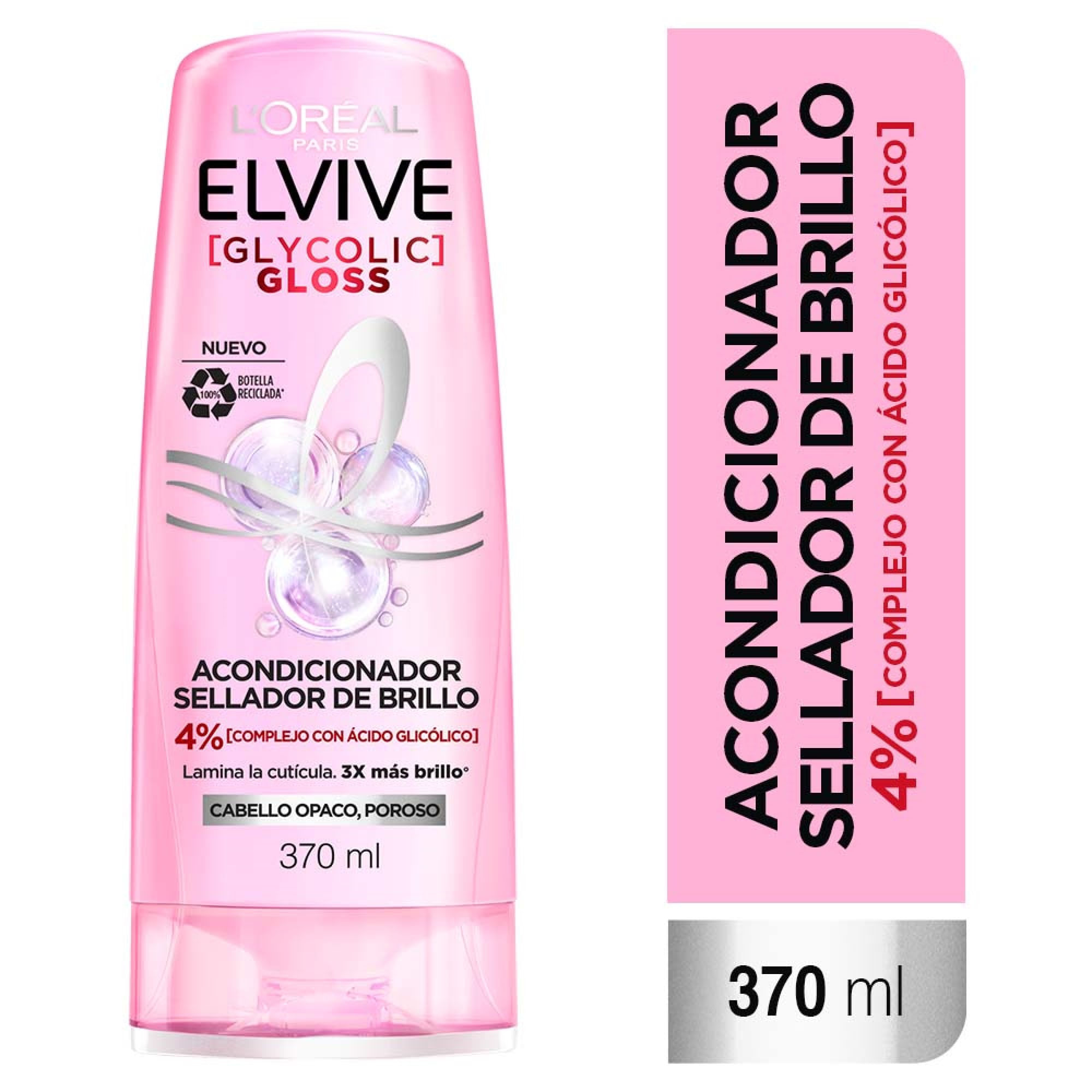 Acondicionador ELE Glycolic Gloss Frasco 370ml