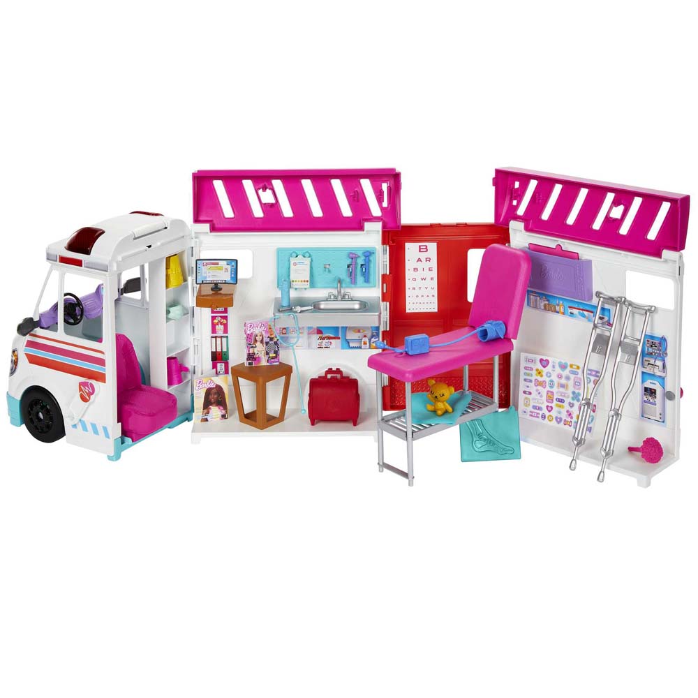 Muñeca profesiones Set de juego Clínica de Atención Medica BARBIE