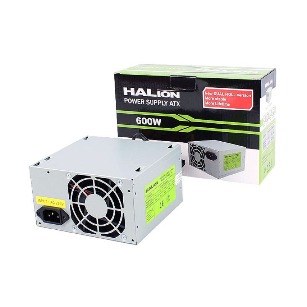 Fuente De Poder Halion P8 Atx-600W