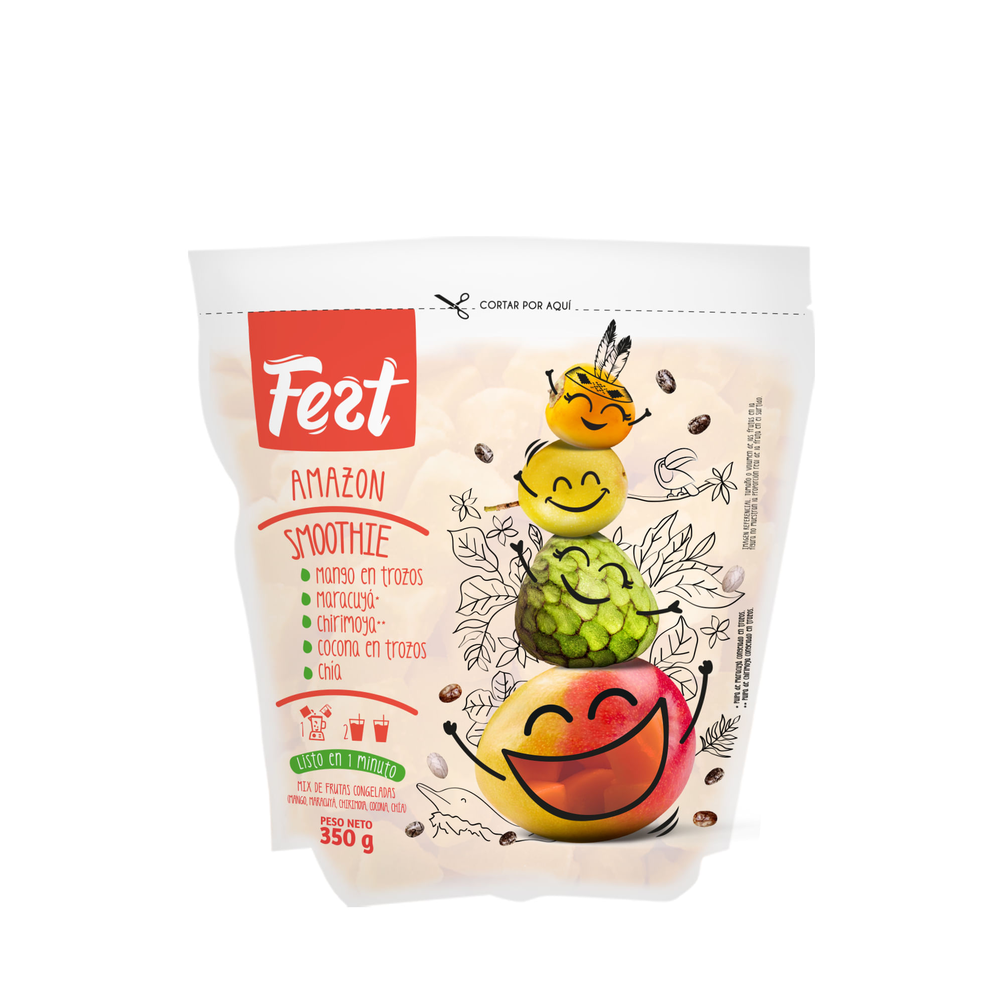 Mix Frutas Amazonas FEST Bolsa 350g