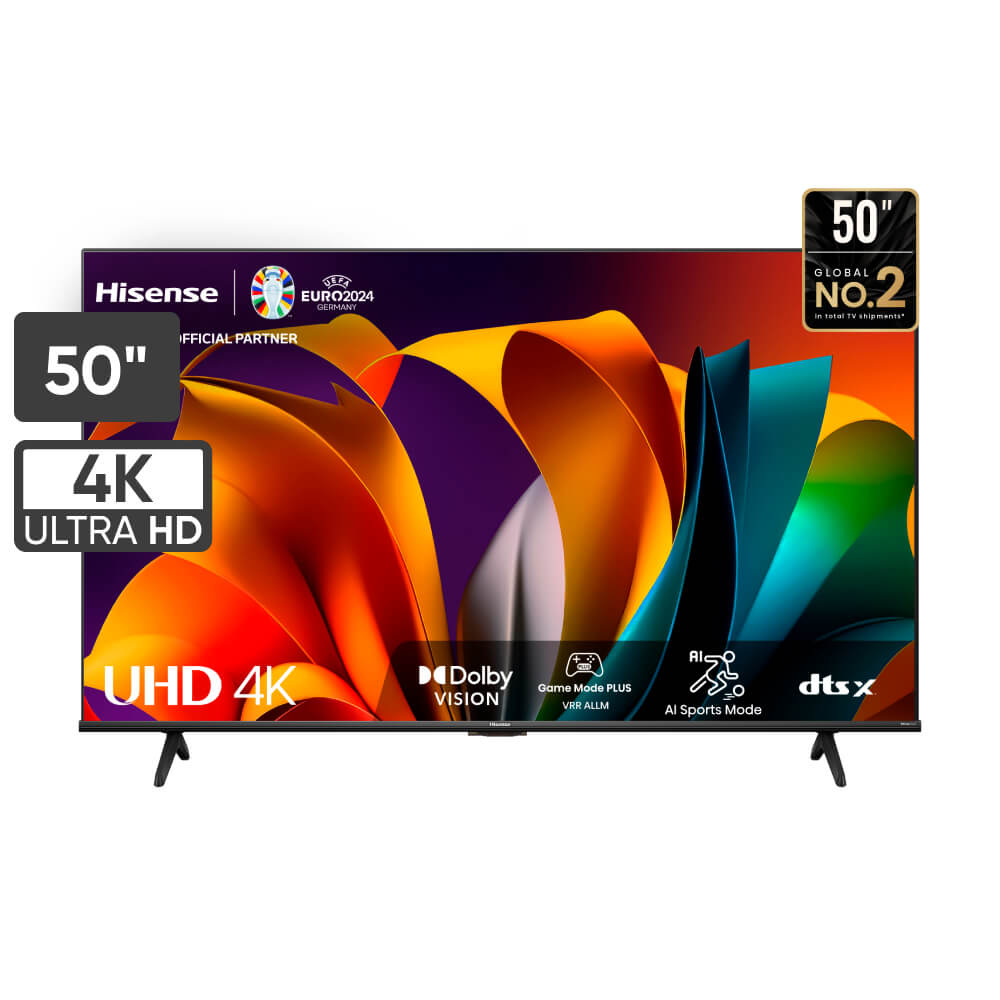 Televisor HISENSE LED 50" UHD 4K Smart TV 50A6N