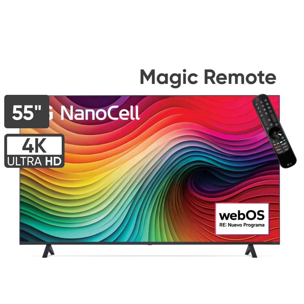 Televisor LG NanoCell 55" UHD 4K ThinQ AI 55NANO80TSA