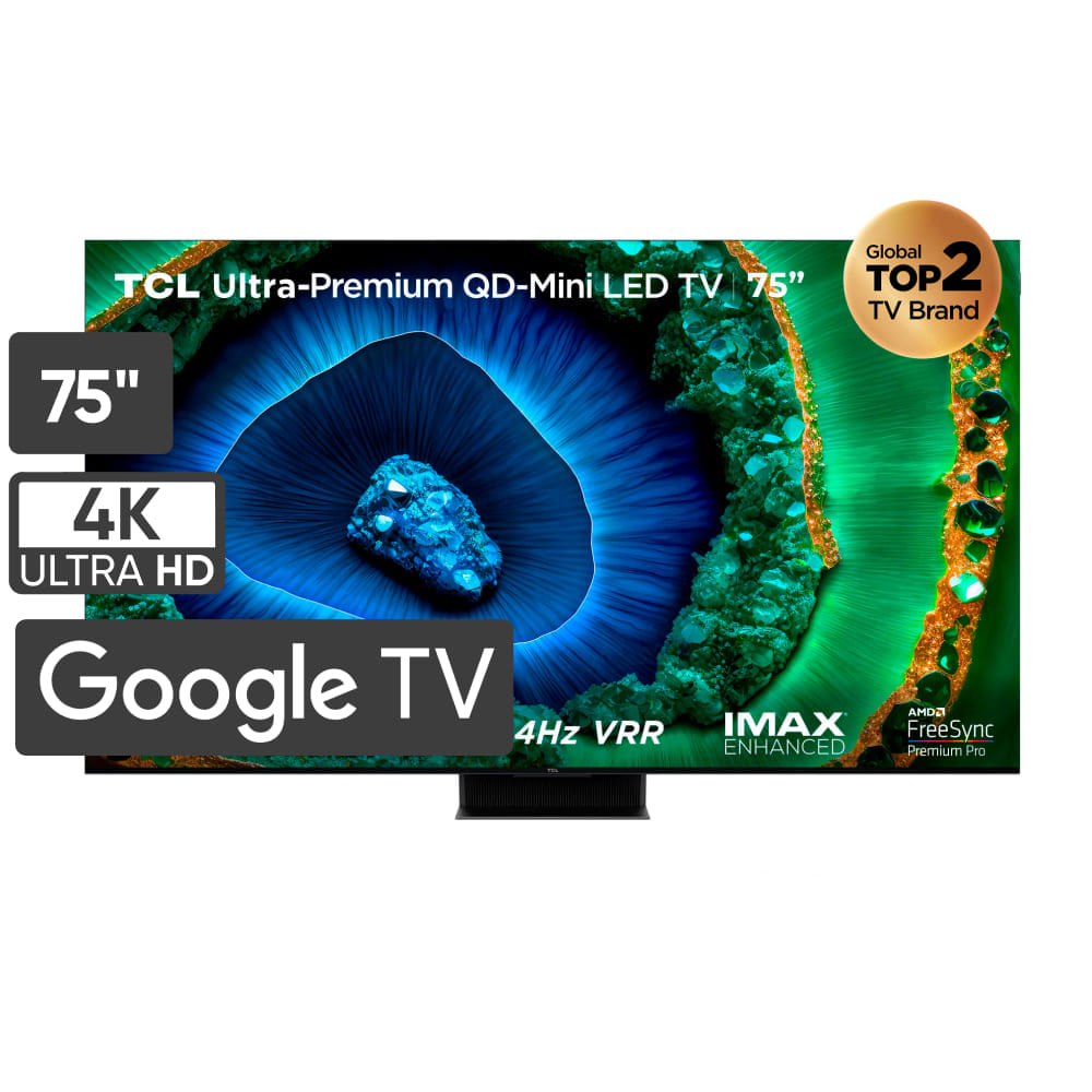 Televisor TCL QD Miniled 75" UHD 4K Smart TV 75C855