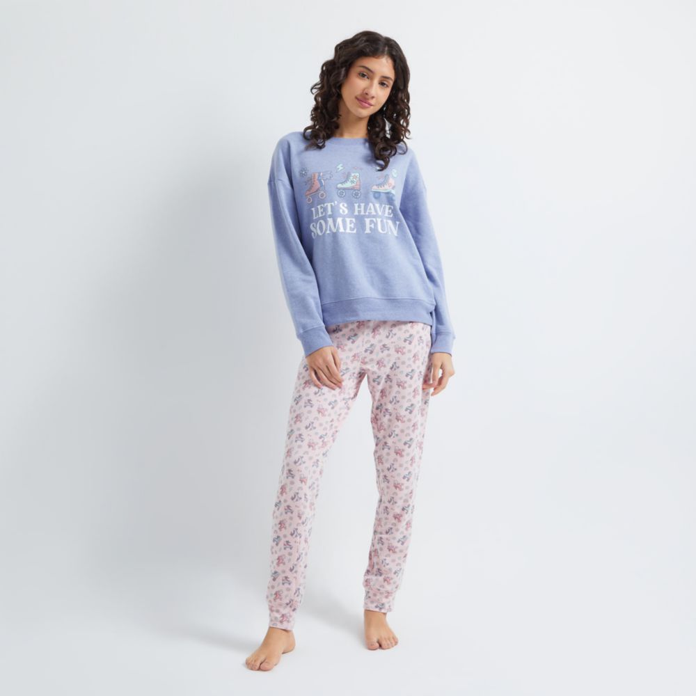 Pijama Hypnotic Para Mujer Pantalón Algodón Fun Frane