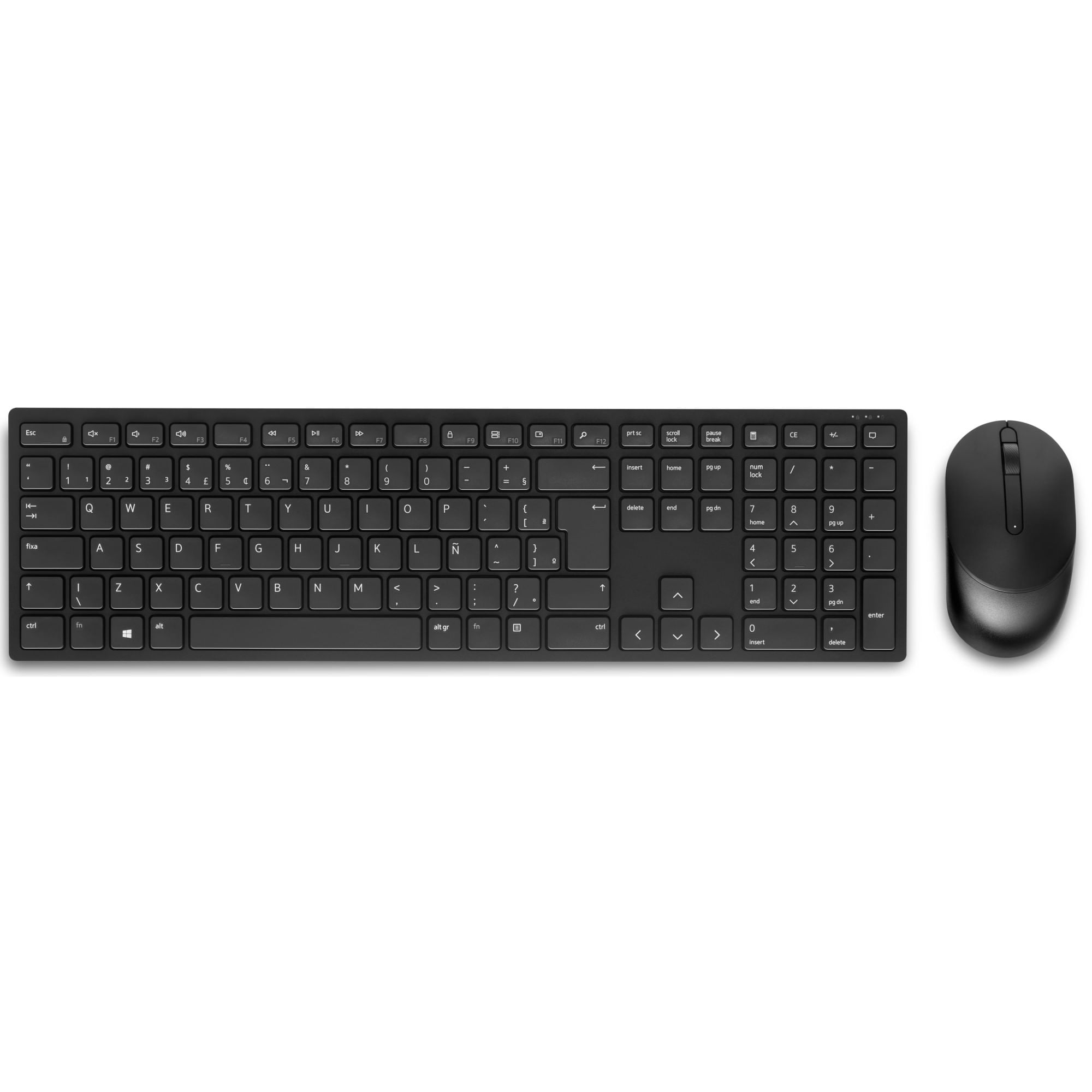 Kit Teclado y Mouse Dell Pro KM5221W Wireless Español - 580-AJIU