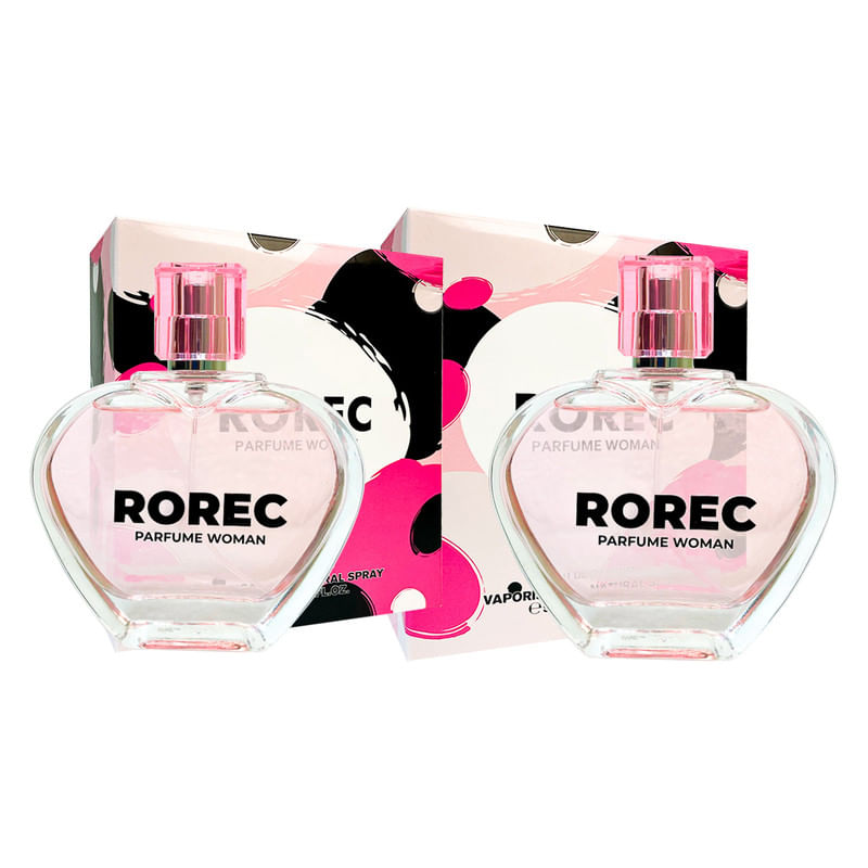 Vaporisateur Natural Spray Eau de Parfum Rorec Parfume Woman 2 Unidades