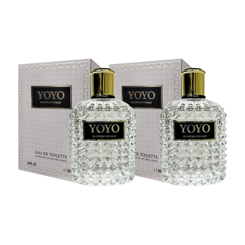 Eau de Parfum Vaporisateur Natural Spray Yoyo Parfume Woman 2 Unidades