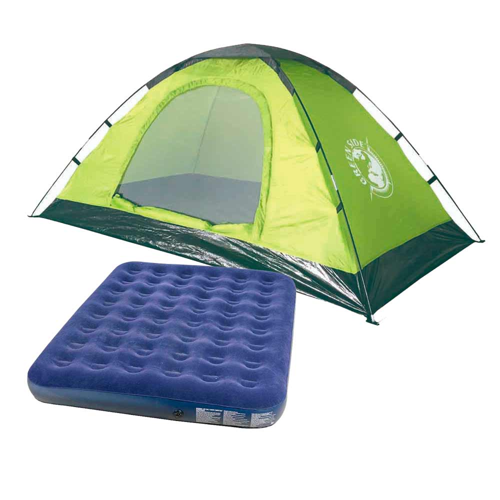 Pack Carpa para 4 Personas + Colchón Inflable Queen