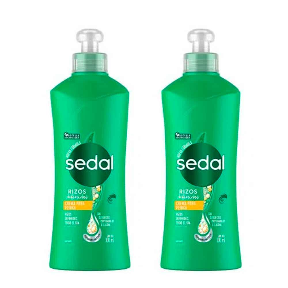 Pack Crema para Peinar SEDAL Rizos Definidos 300ml x 2un