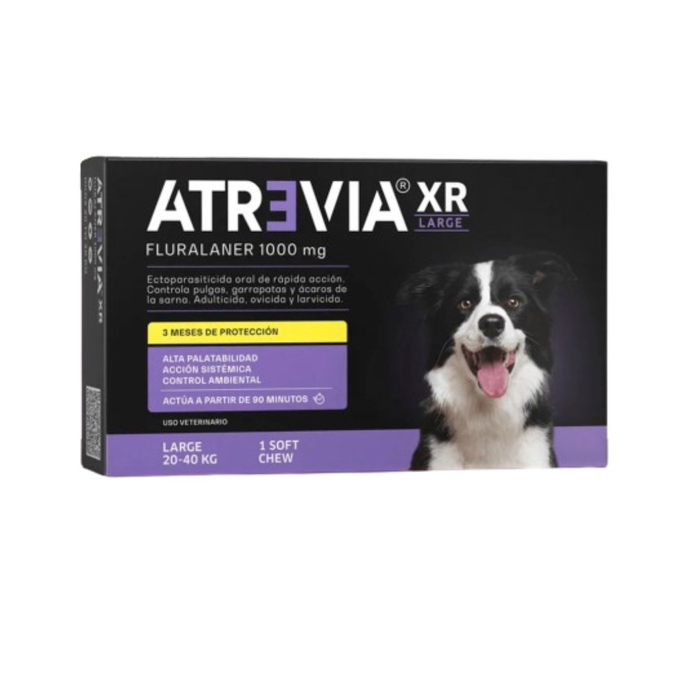 Antipulgas para Perros Atrevia XR de 20 a 40 Kg x 1 Tableta FLF