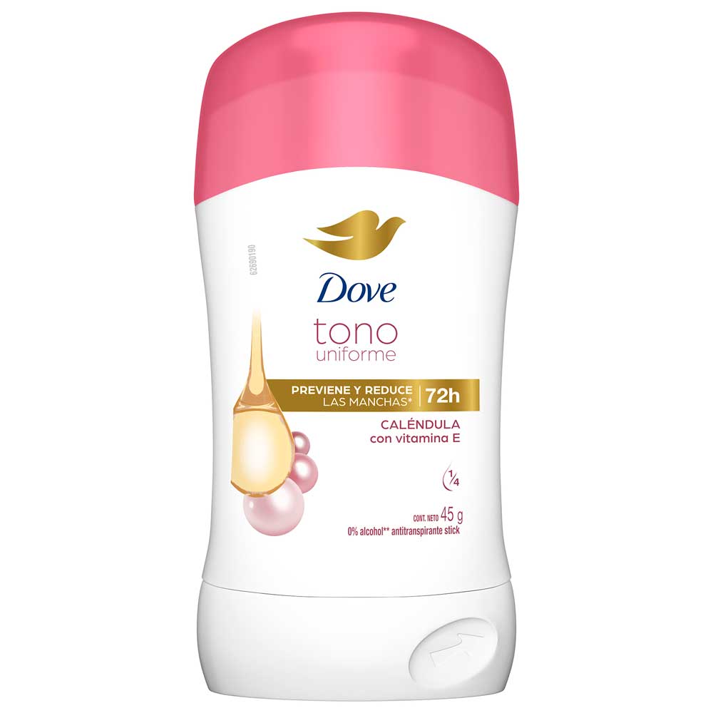 Desodorante Antitranspirante Stick DOVE Caléndula Frasco 45g