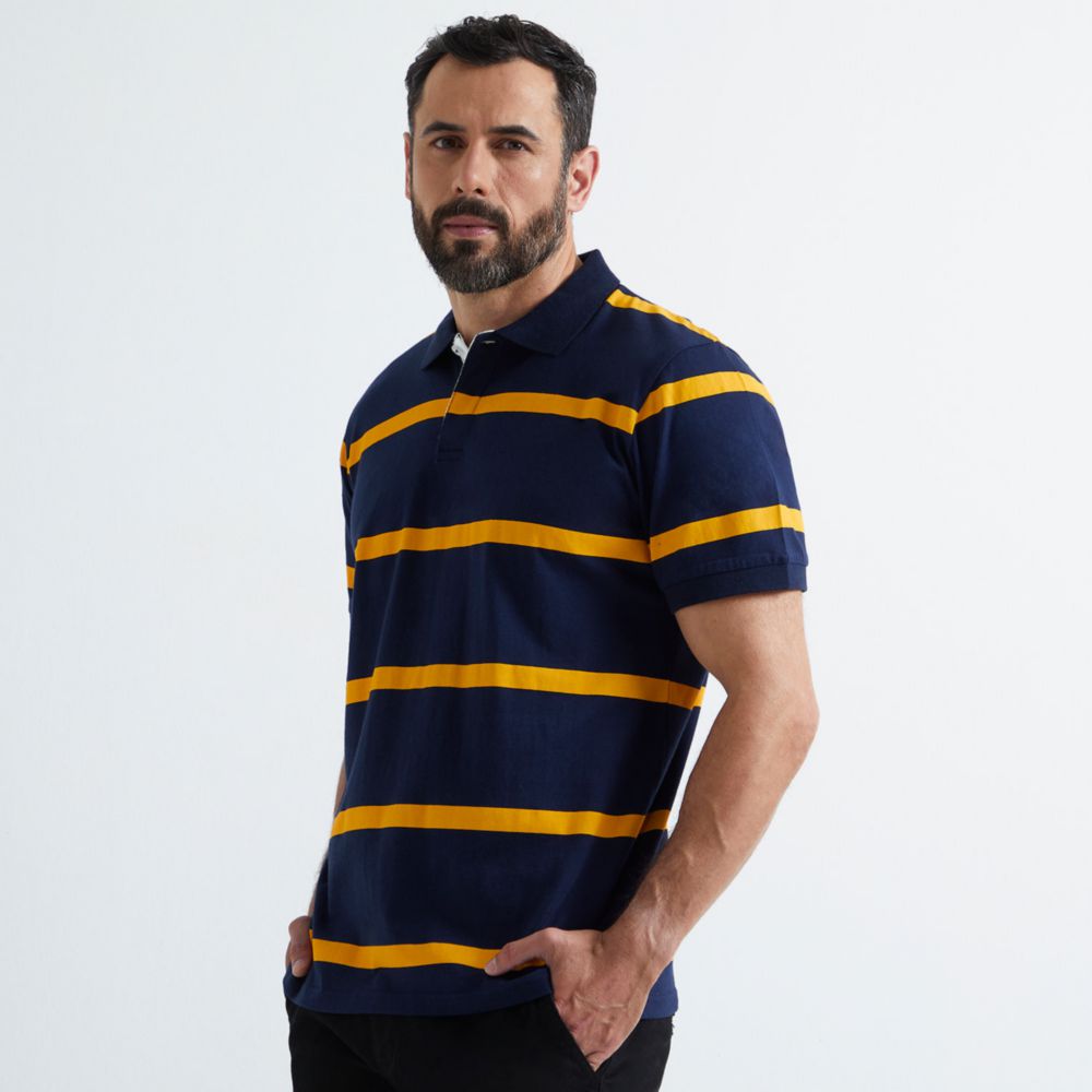 Polo Madison Jersey Rayas Hombre