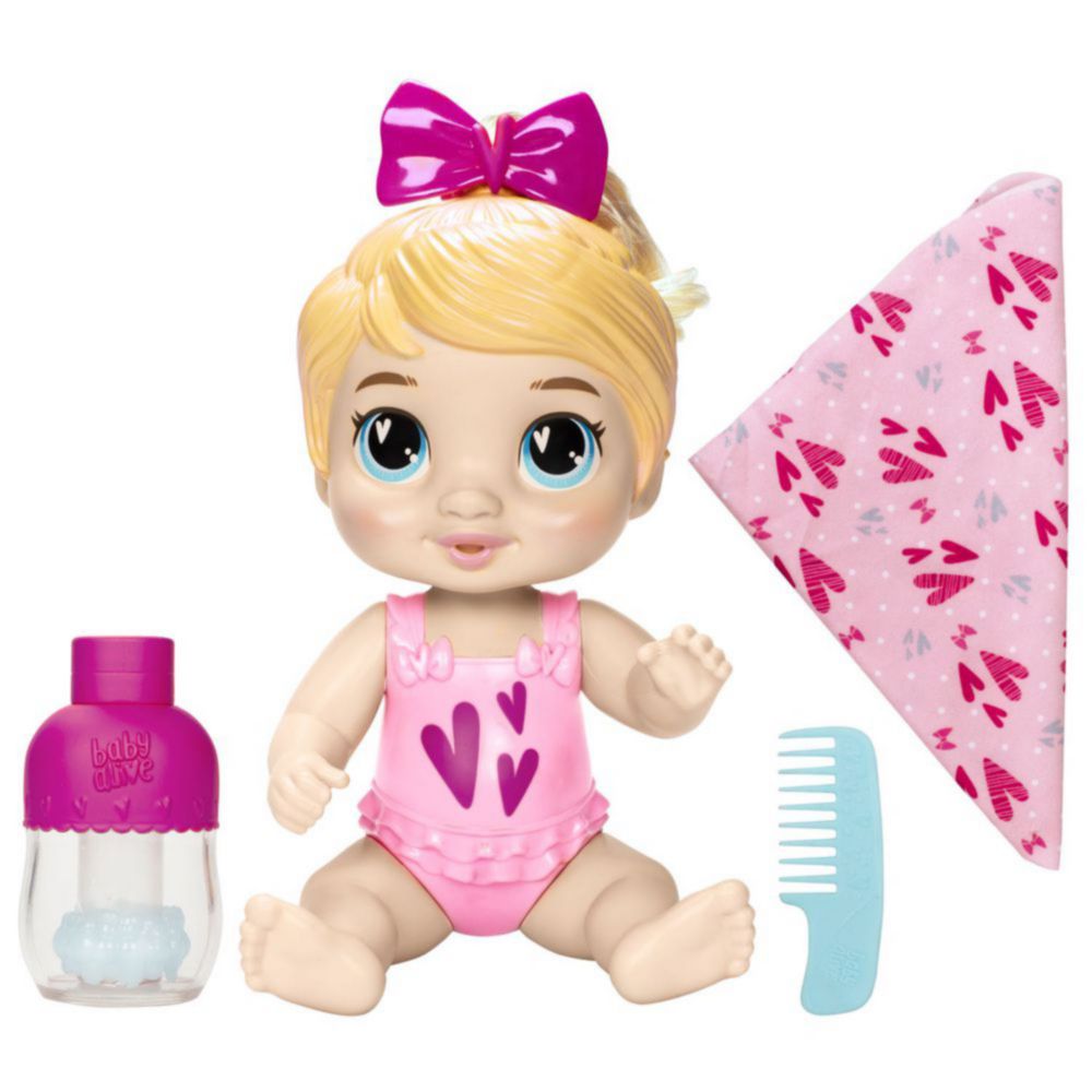 Muñeca Baby Alive Shampoo Snuggle Harper Rubia