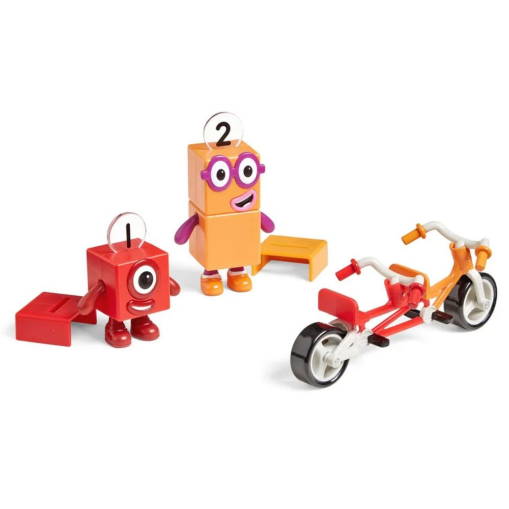 Figuras De Aprendizaje Numberblocks 1 Y 2 Aventura En Bicicleta