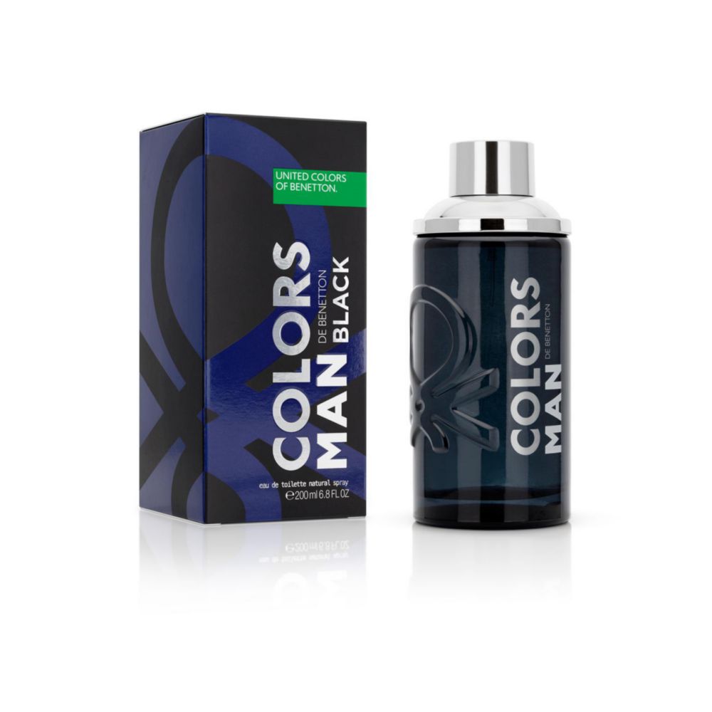 Perfume Colors Black Man Benetton Para Hombre Edt 200Ml