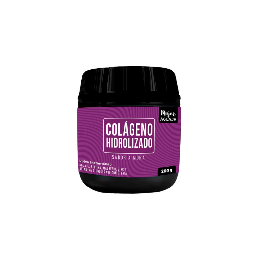Colágeno Hidrolizado Mujer Aguaje Sabor Mora 200 gr