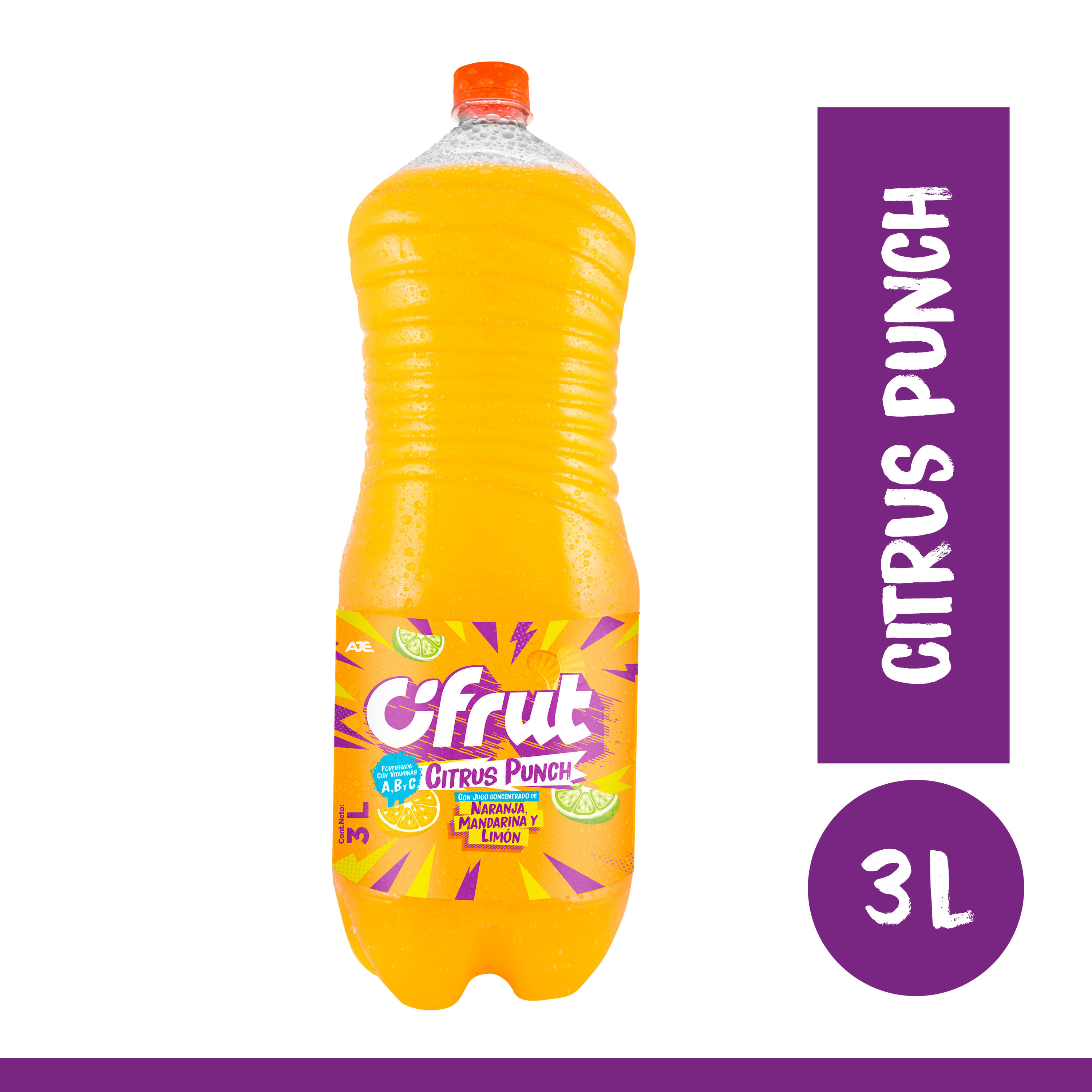 Bebida CIFRUT Citrus Punch Botella 3L