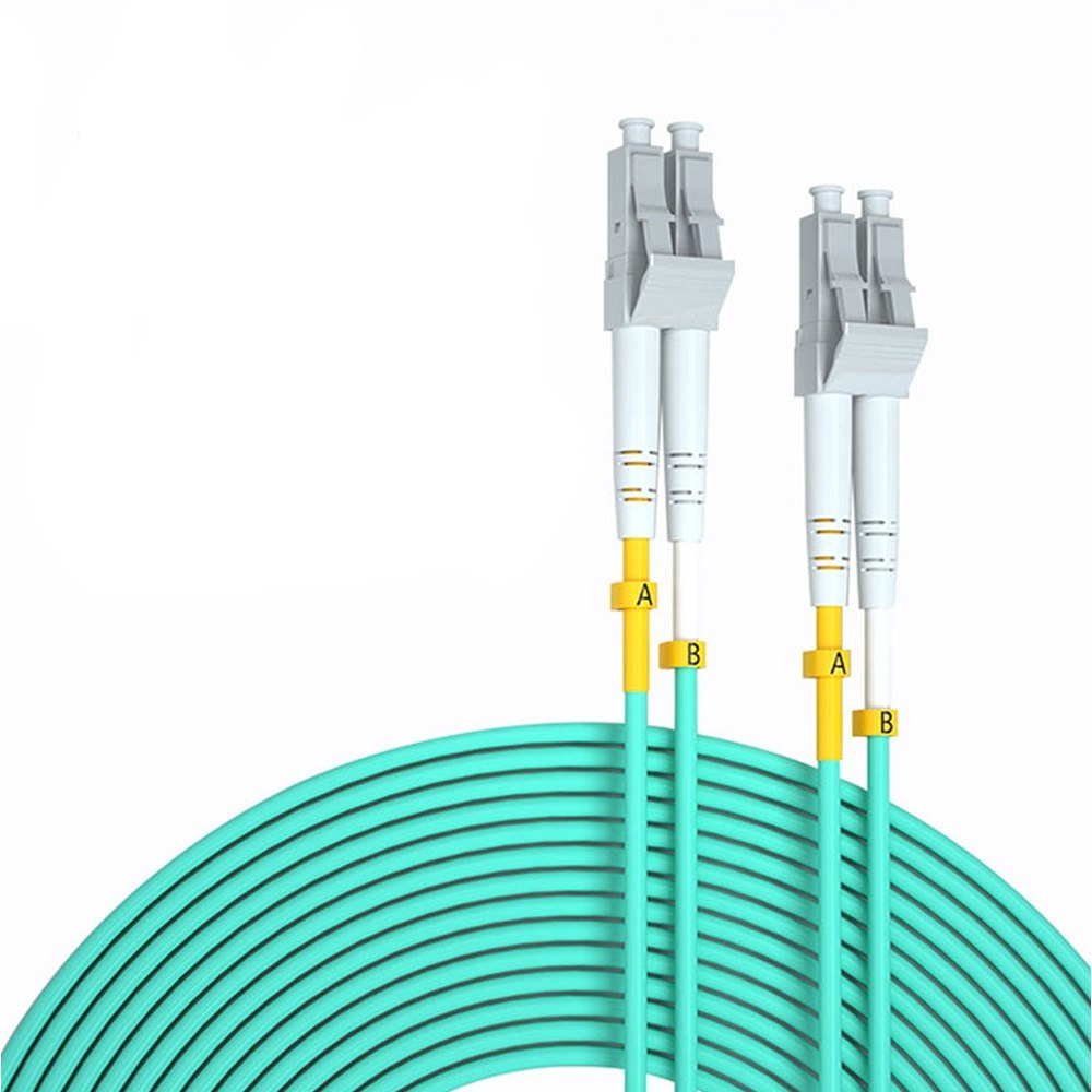 Cable Patch Cord de Fibra Optica OM3 3.0mm LC-LC 50dB 50/25 100 Metros
