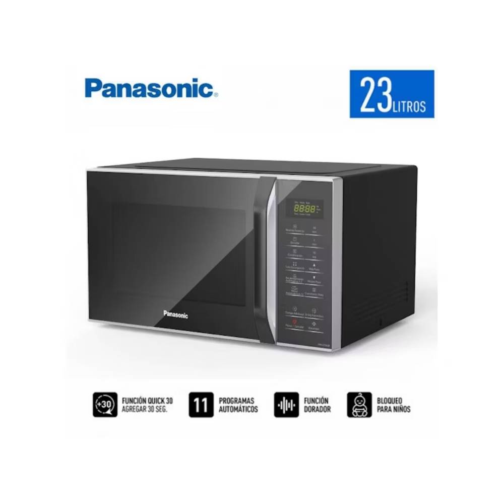 Horno Microondas Panasonic 27Lt Nn-Sf564Mrpm - Gris