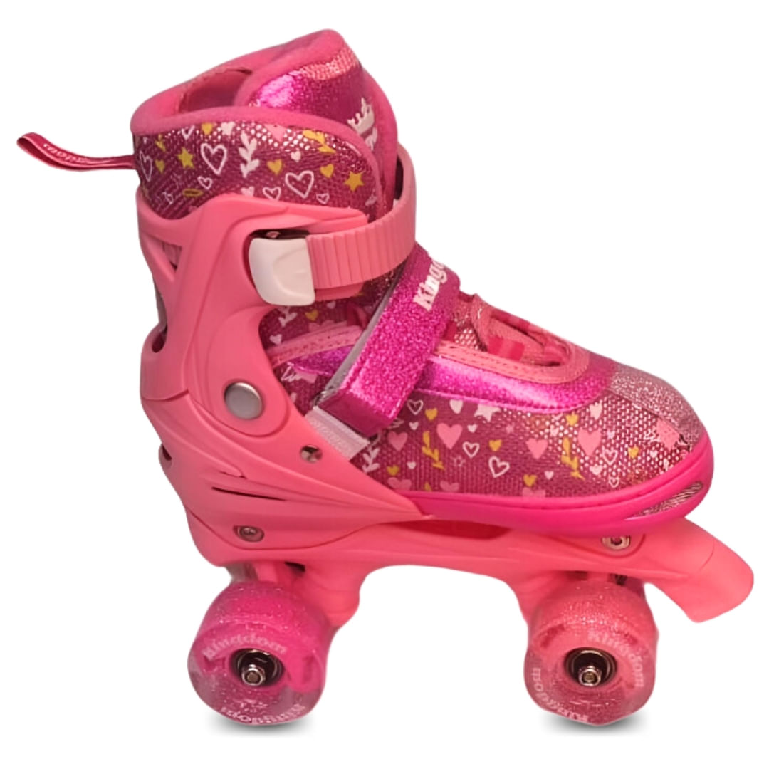 Patines para Niños Koeman Talla L 38-41 Fucsia