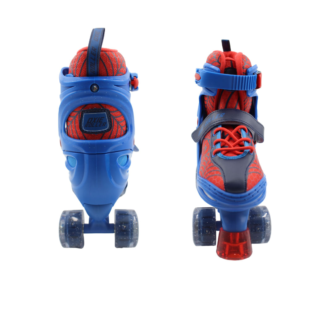 Patines para Niños Gamma Roller Ajustable Azul Rojo M 35-38 Oxie Pro