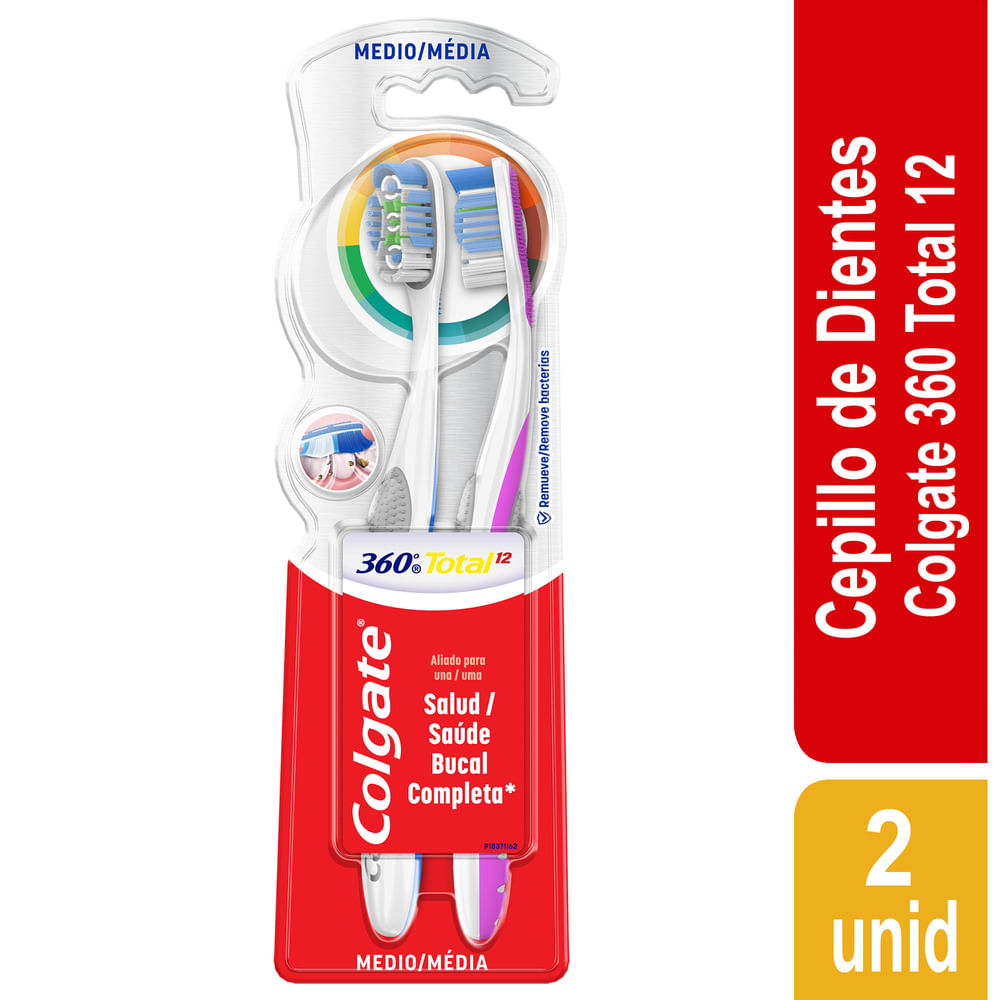 Cepillo De Dientes COLGATE 360° Total 12 x2un