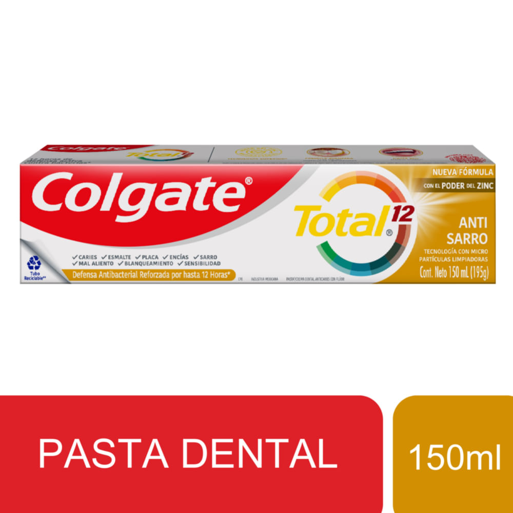 Pasta Dental COLGATE Total 12 Antisarro x150ml