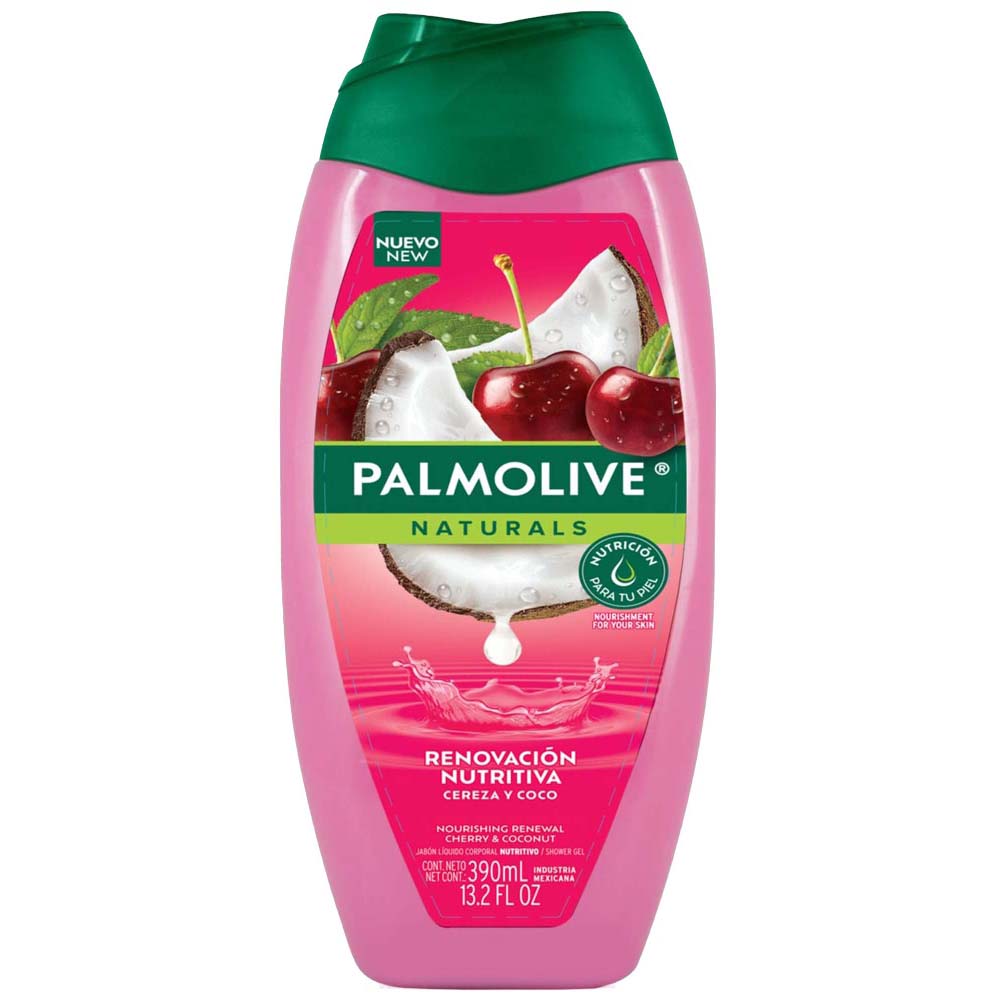 Gel de Ducha PALMOLIVE Naturals Cereza y Coco 390ml