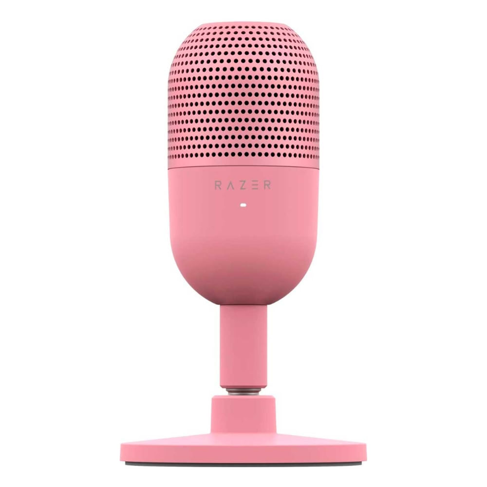 Microfono Razer Seiren V3 Mini Rosa USB Streaming Supercadioide Sensor de Silencio