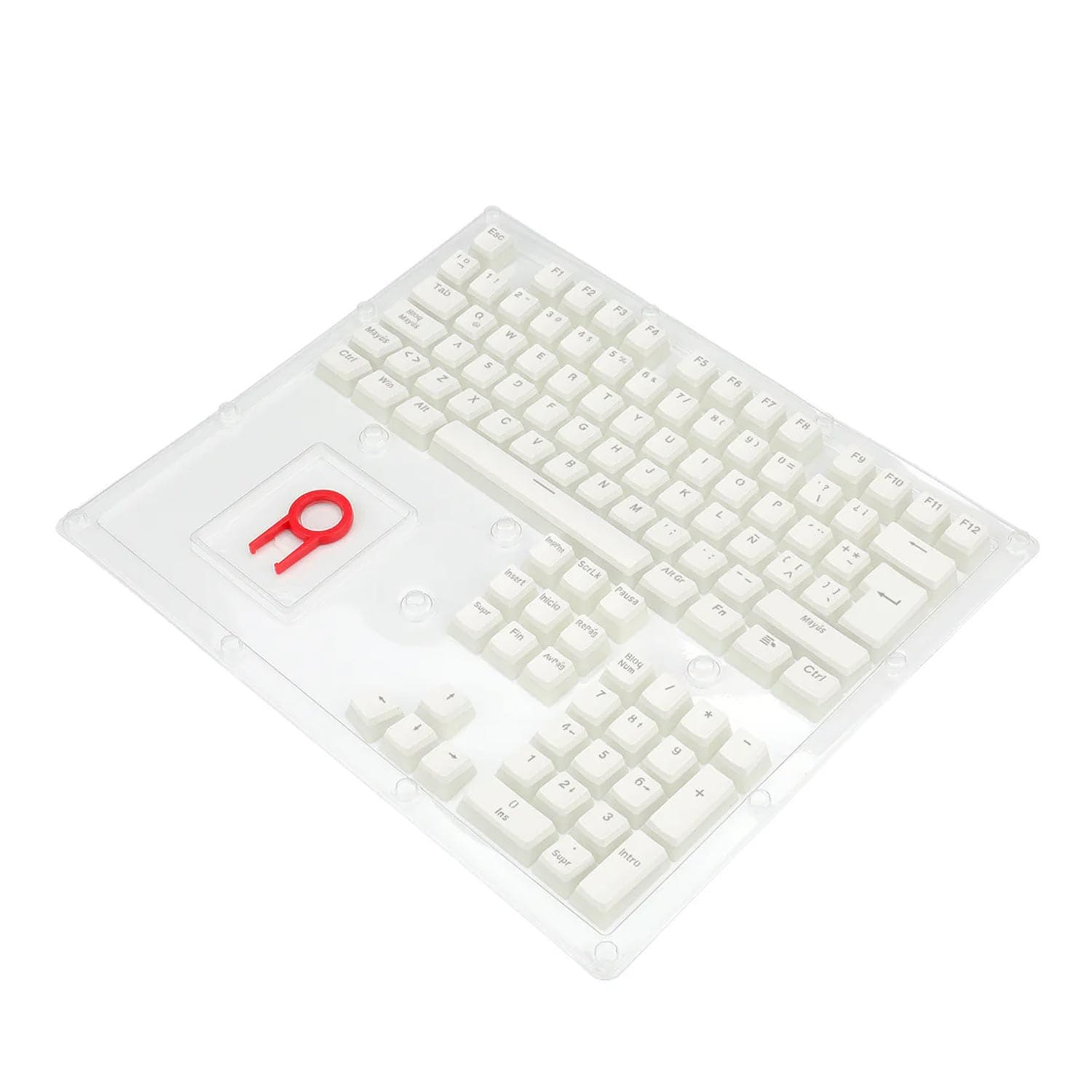 Keycaps Redragon Scarab Spanish A130w-Sp White