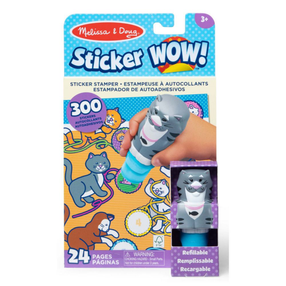 Sticker Wow Melissa & Doug Estampador De 300 Stickers