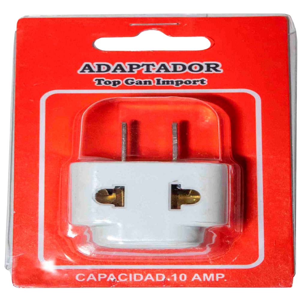 Adaptador TOP GAN 10amp Blíster