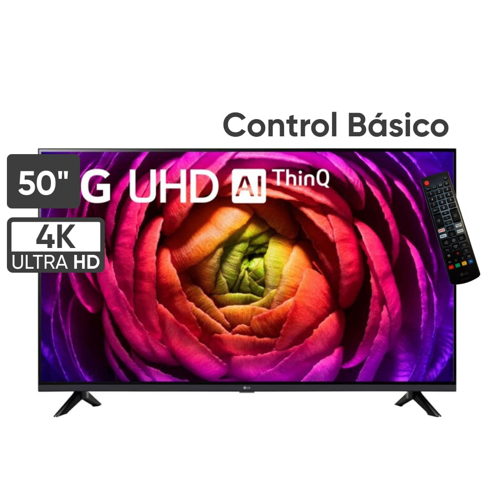 Televisor LG LED 50" UHD 4K ThinQ AI 50UR7300