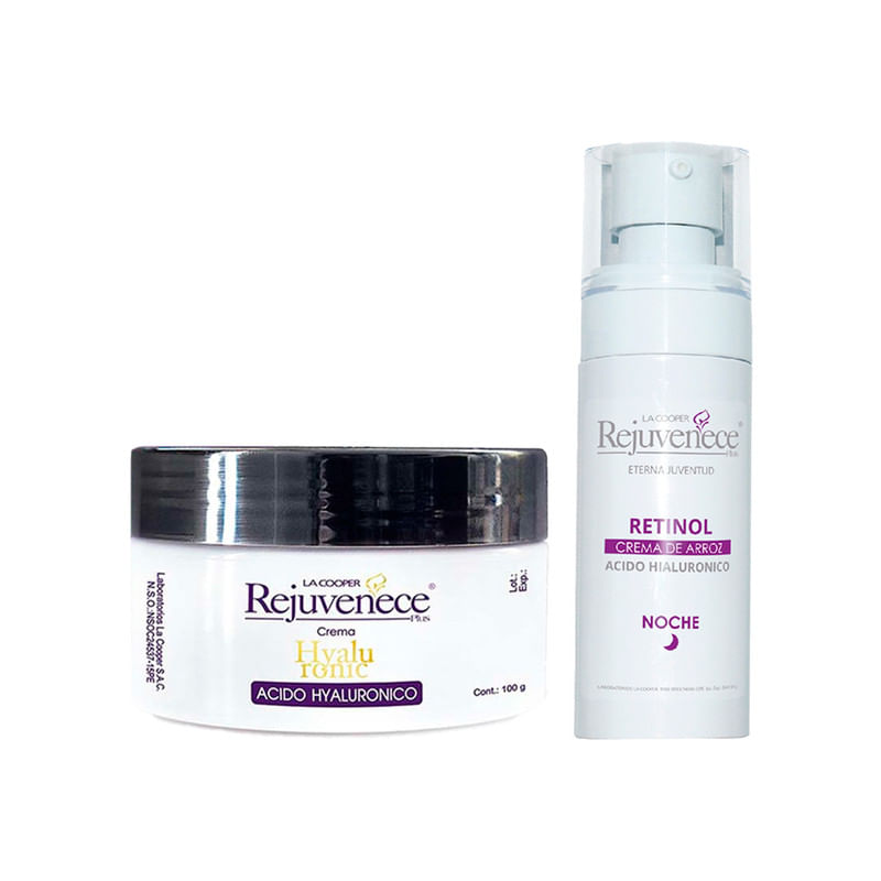 Rejuvenece Plus Crema de Arroz 50Gr + Crema Hyalurónic 100Gr