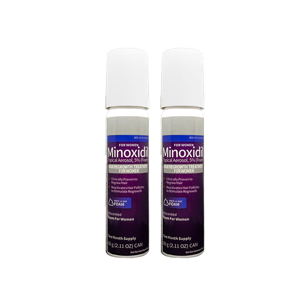 Minoxidil para mujer 5% Kirkland 60ml 2 Unidades