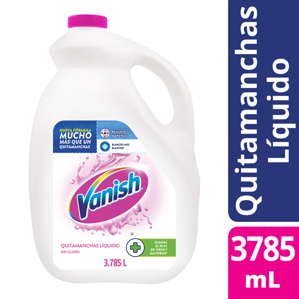 Quitamanchas VANISH Blanco Removedor Galonera 3.78L