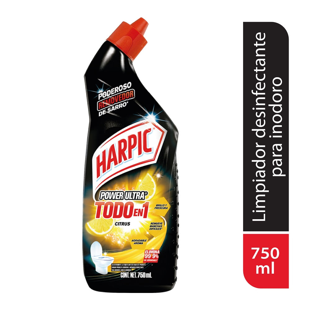 Desinfectante de Baño Líquido HARPIC Citrus Frasco 750ml