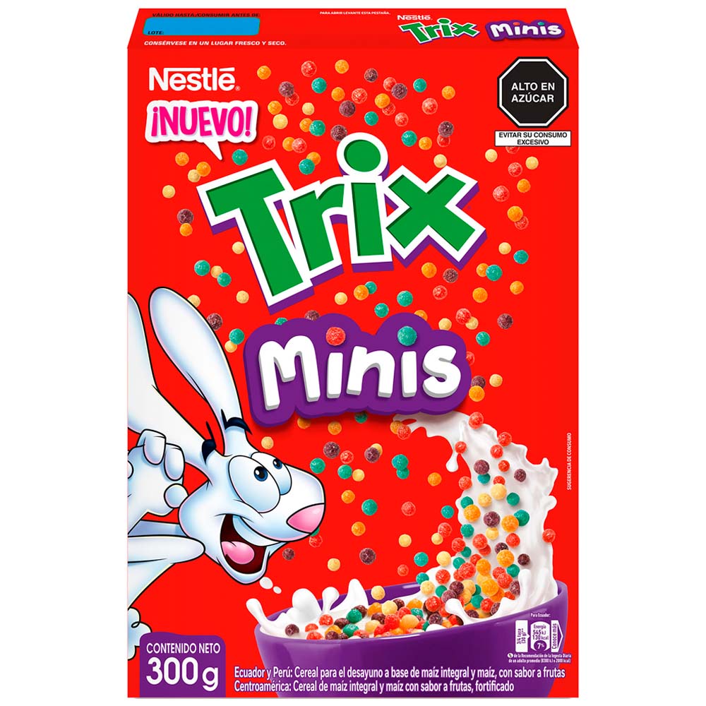 Cereal NESTLE Trix Mini Caja 300g