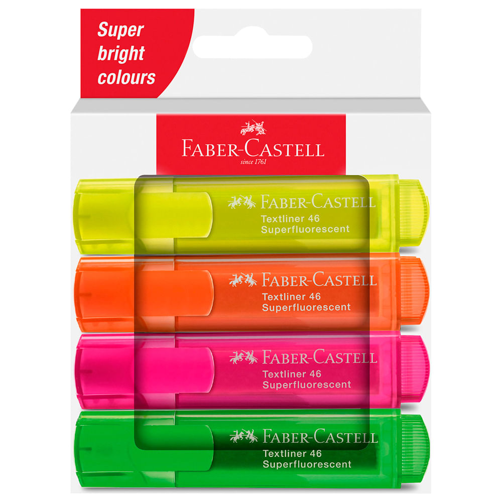 Faber Marcador Tl 46 Sf Est Carton FABER CASTELL 4un