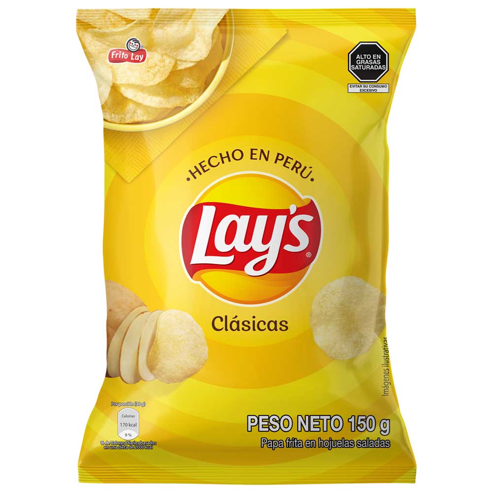 Papas LAY'S Clásicas Bolsa 150g