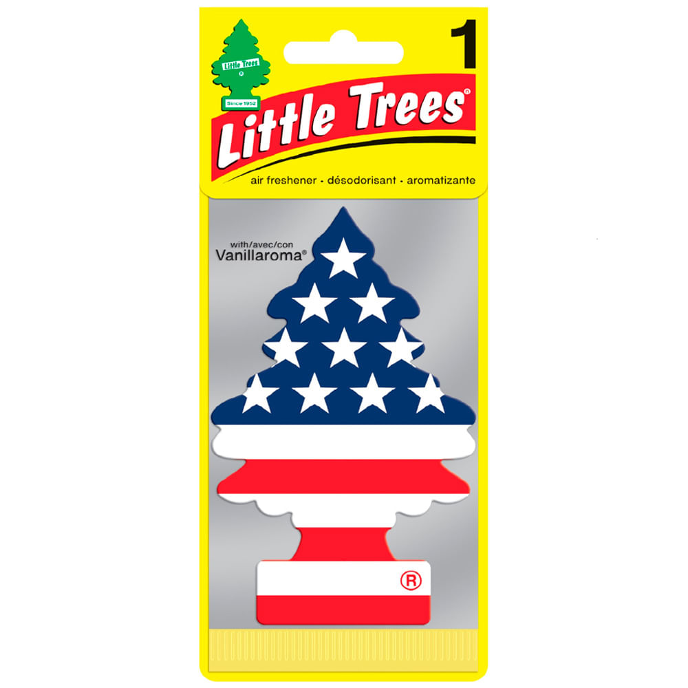 Aromatizador de auto sabor Vainilla LITTLE TREES 24un