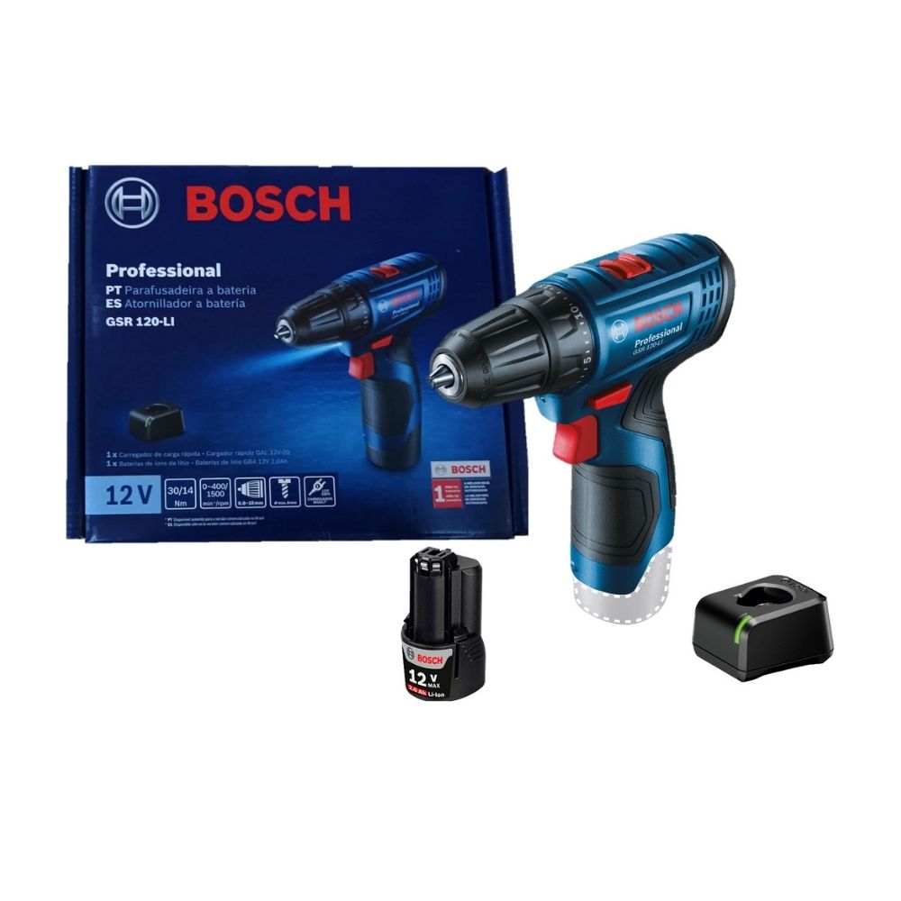 Atornillador 12V GSR 120 + 1 Batería Bosch