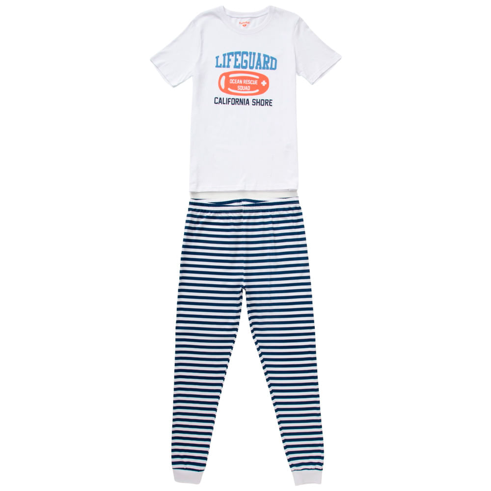 Pijama Polo MC + Pantalón Teen Niño EUREKA