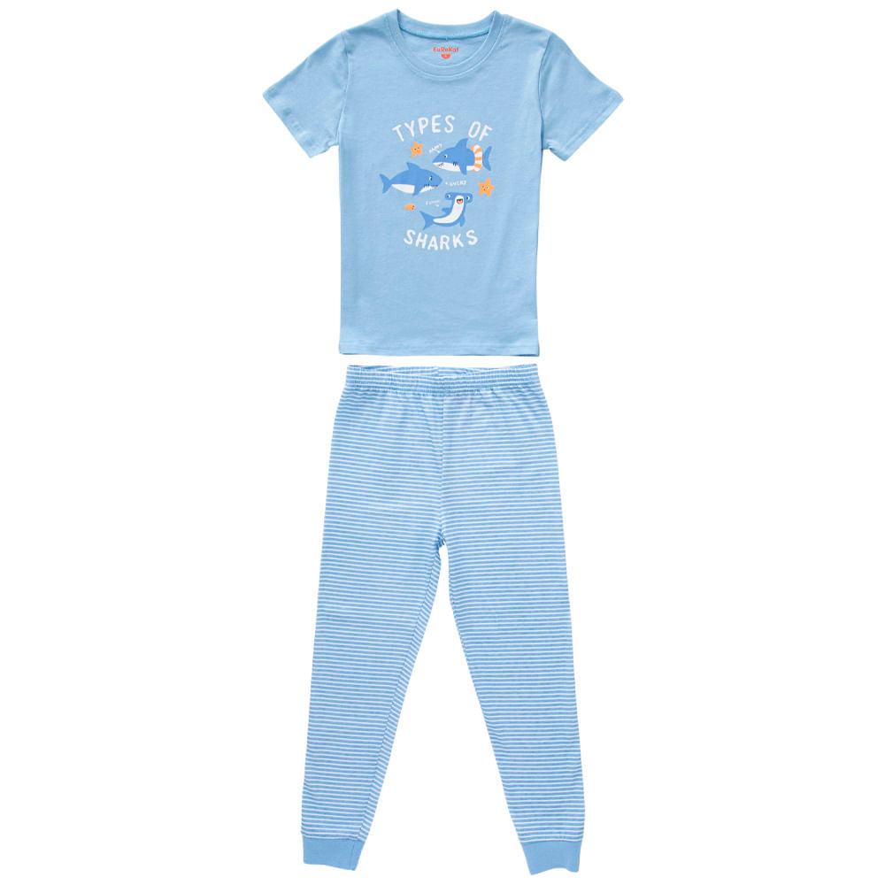 Pijama Polo MC + Pantalón Niño EUREKA