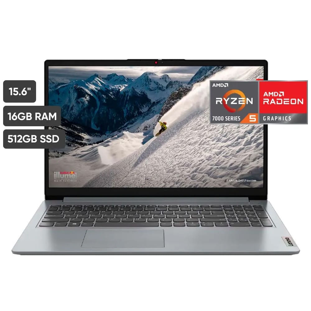 Laptop Lenovo V15-G4 AMD R5-7520U 16gb 512gb 15.6 Fhd Gris