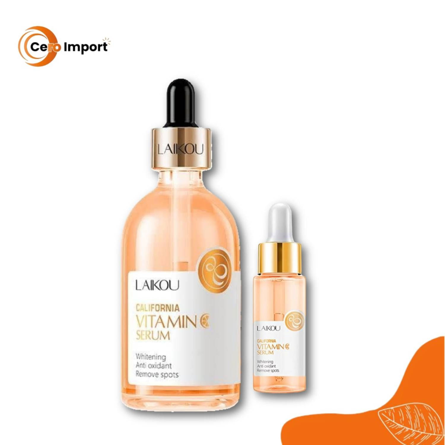 Pack Serum California vitamina C de 100 ml y 17 ml - Laikou