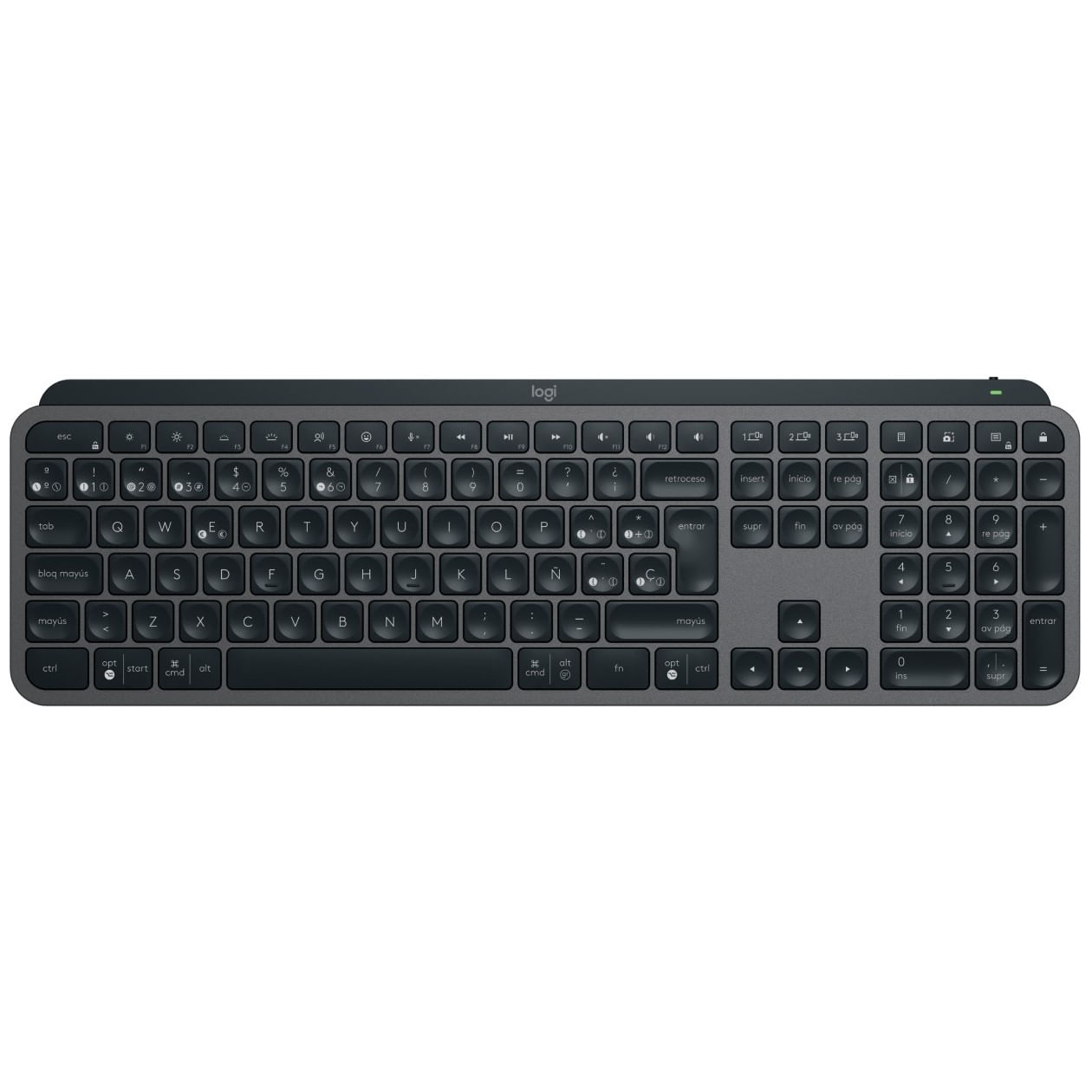 Teclado Logitech MX Keys S Wireless iOS Apple Windows ESP - 920-011561