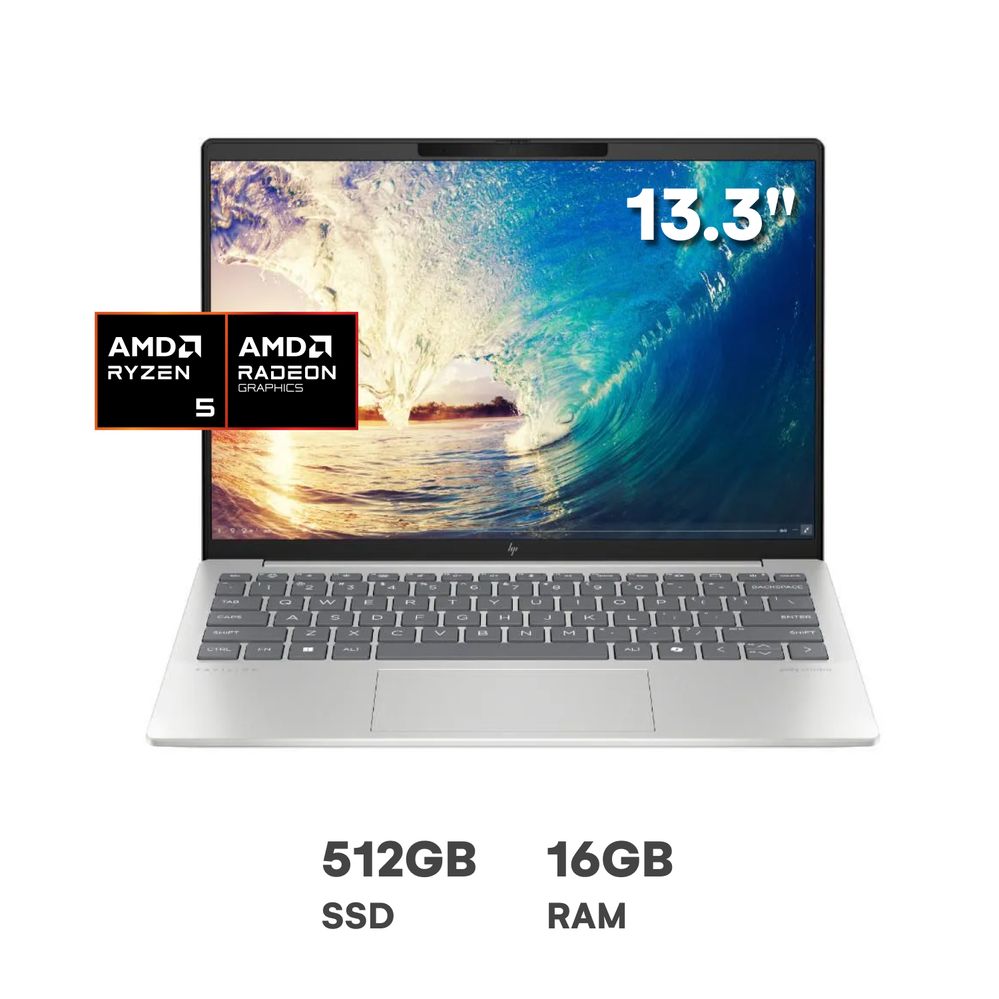 Laptop HP Pavilion Aaero 13-bg0002la AMD Ryzen 5-8640U 13.3" 16GB RAM 512GB SSD Silver